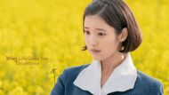 Scene from the healing K-drama When Life Gives You Tangerines + logo | Image via: Netflix | Edited by Beatrix Kondo of Soap Central